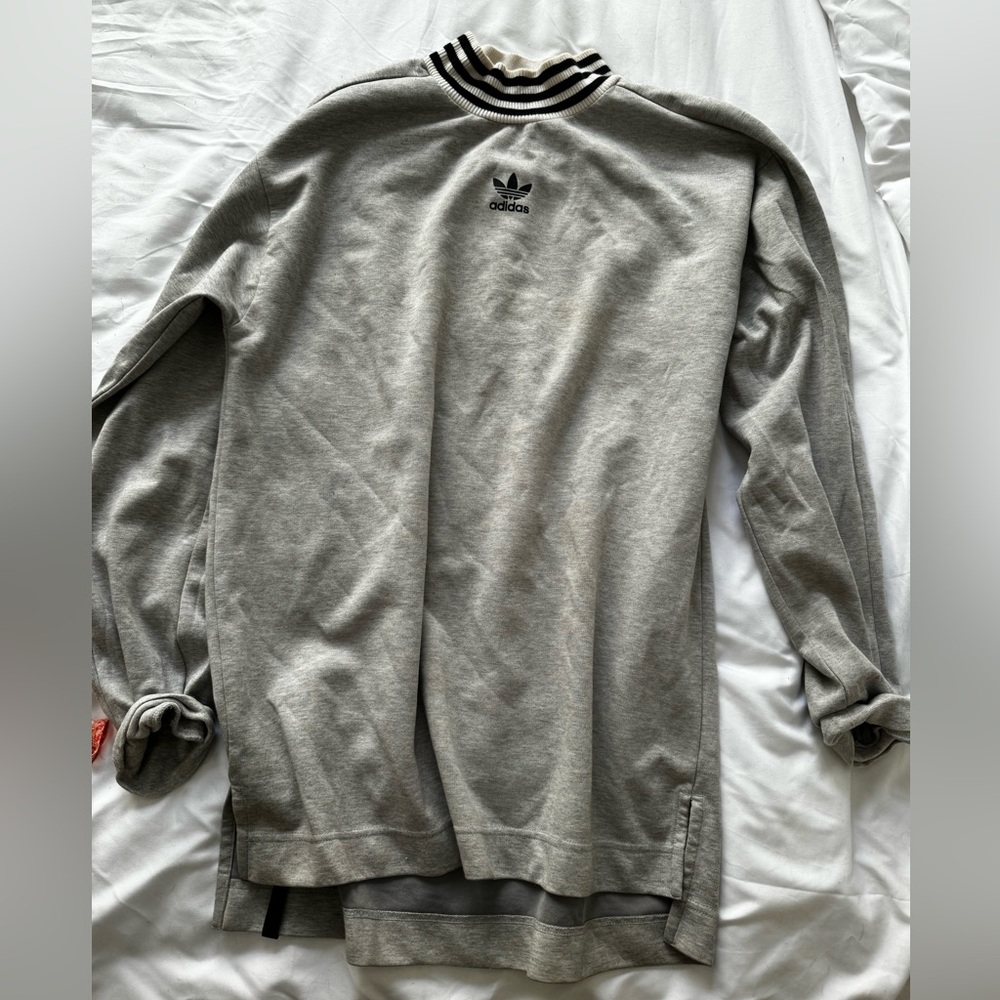 Adidas Gray Turtleneck Sweatshirt